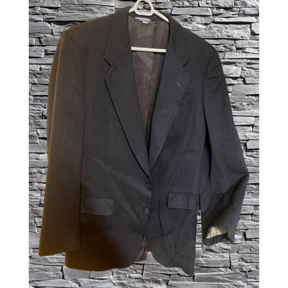 Men's Gianfranco Ruffini Black Suit Jacket Size 42, Worn Once - Picture 1 of 13
